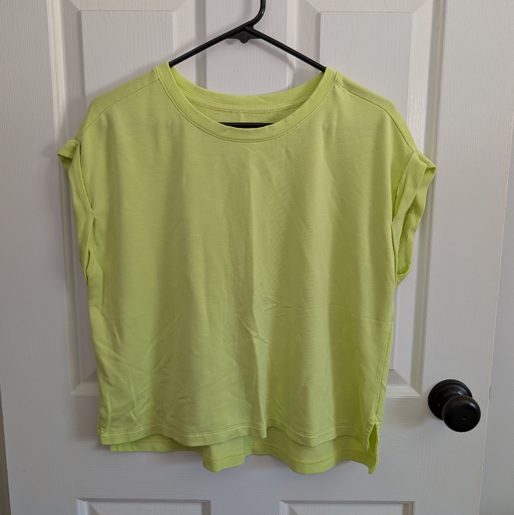 LOFT Lou & Grey Green Short Sleeve Tee Women's Medium